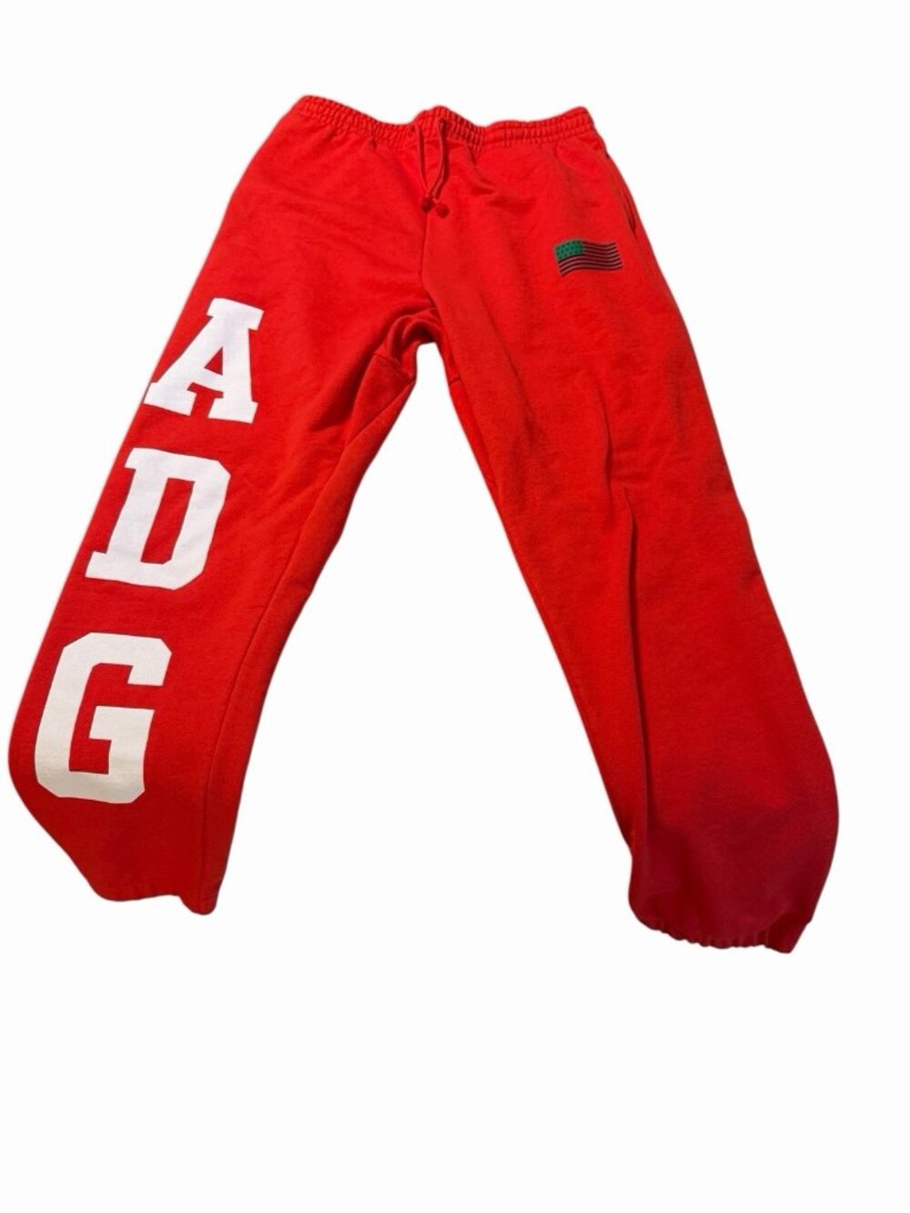DENIM TEARS SWEATPANTS XXL ADG PAN AFRICAN FLAG RED BRAND NEW